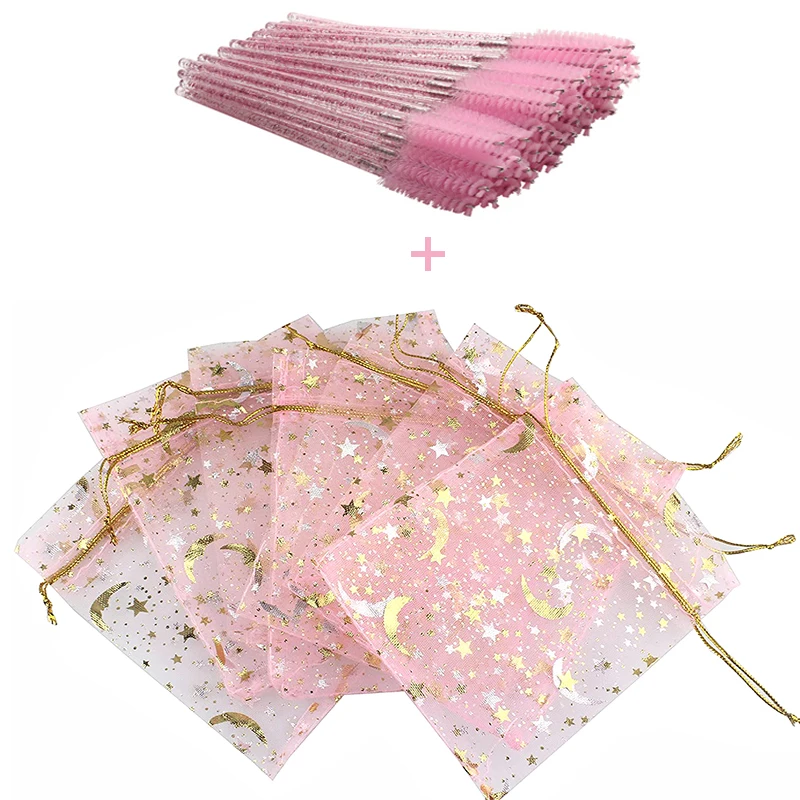 Посылка для ресниц в форме бабочки со шнурком органзы чехлы креативная упаковка