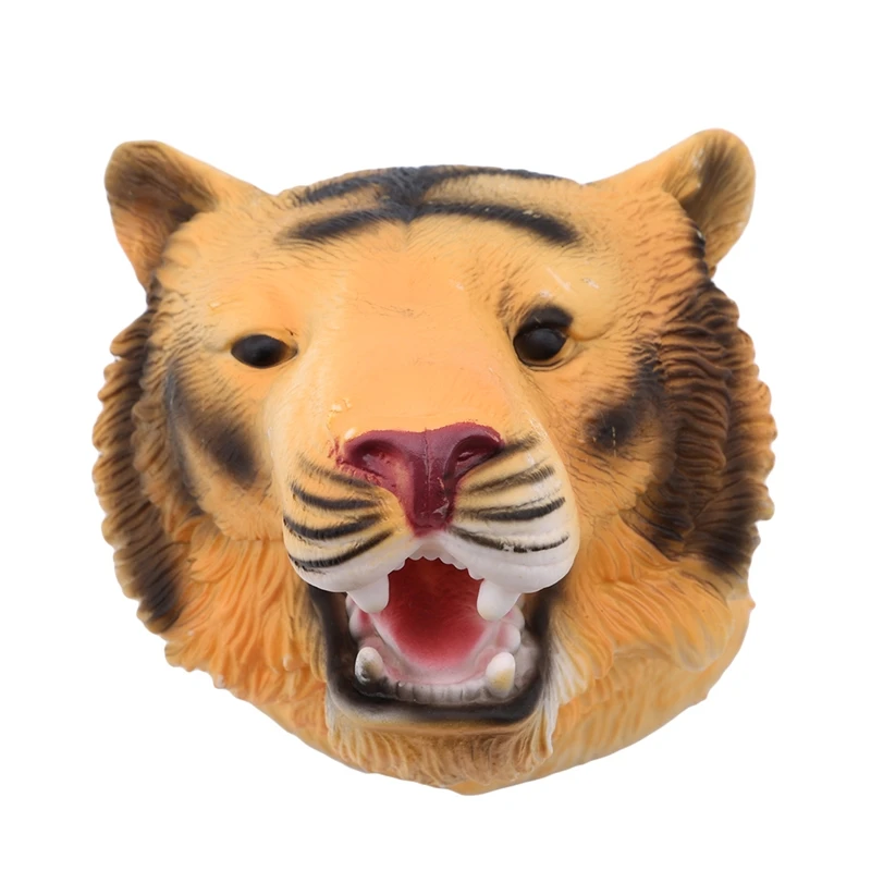Wildlife Doll Novelty Mischief Toy puppet Funny Animal Lion Tiger Horse Monkey Product Image Realistic | Игрушки и хобби