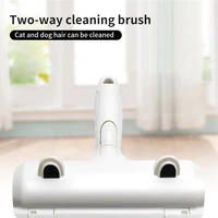 two way lint sticking roller abs nylon fabric pet hair remover humanized handle portable cat ear carpets clothing cleaning tool