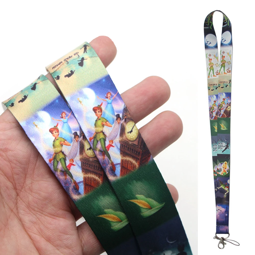 YQ195 Петер Пэн шнурок мультфильм сказочный веревка для телефона ключей ID бейдж