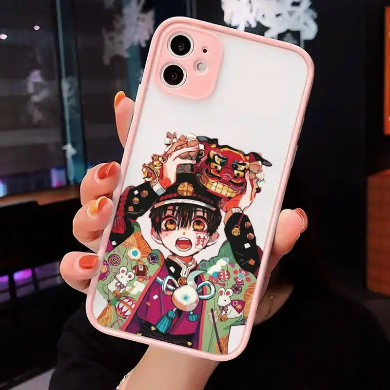 

Anime Toilet Bound Hanako Kun Phone Cases Matte For iPhone 12 Mini 11 Pro XR XS Max 7 8 Plus X Hard PC Back Cover