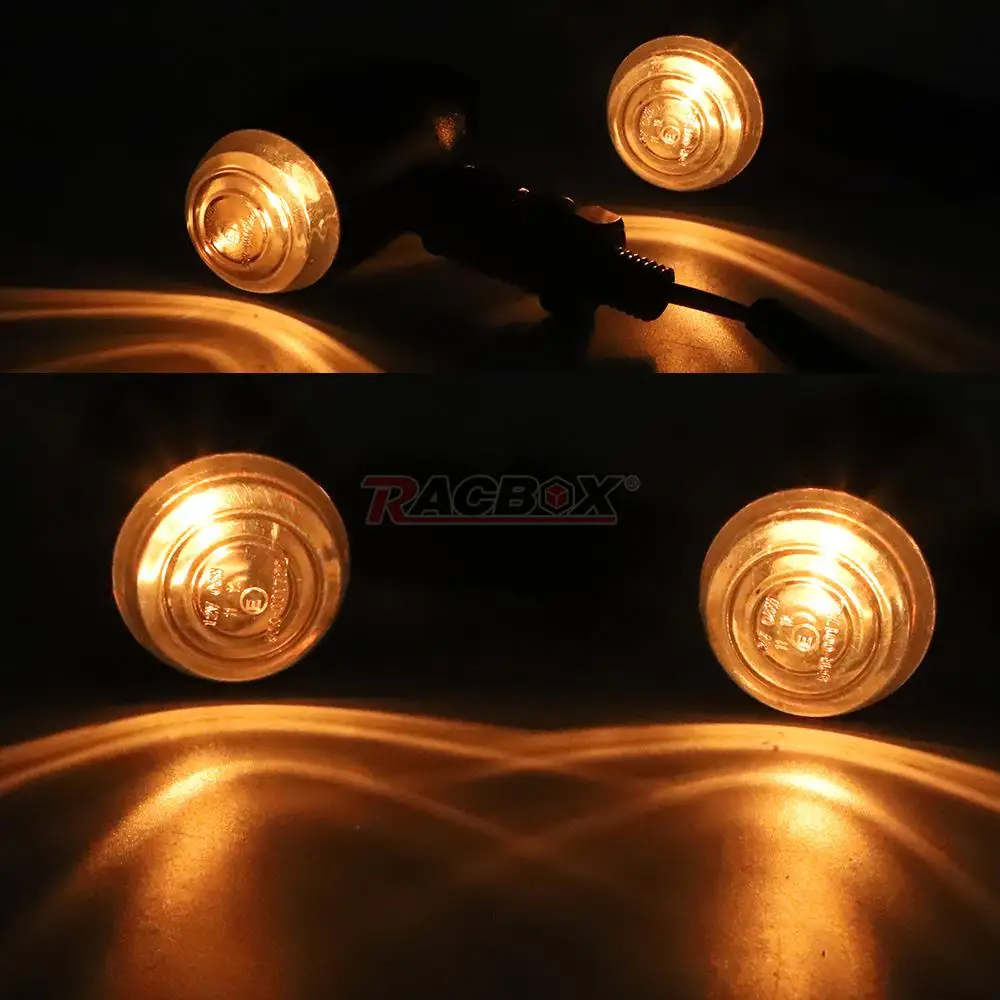 2/4pcs Motorcycle Turn Signals 12V mini Bullet Indicators Light Running Lamp Universal for motorbikes Honda Yamaha Suzuki |
