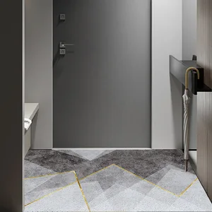modern pvc door mat carpet bathroom mat kitchen mat can be cut dustproof home mats carpet custom size hallway entrance door mat free global shipping