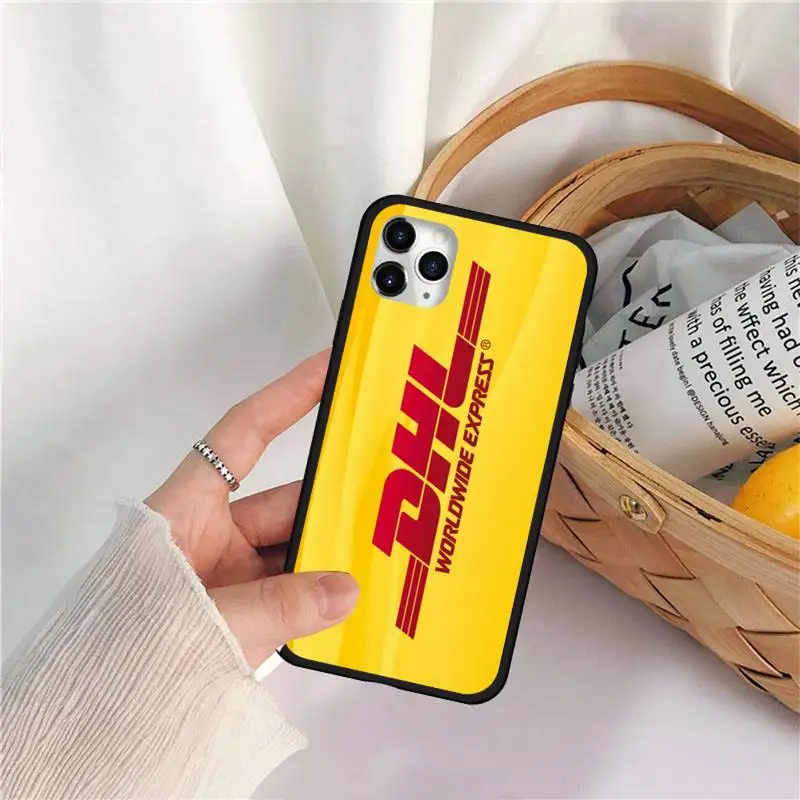 

Hot Dhl Express Phone Case for iPhone 11 12 pro MINI XS MAX 8 7 6 6S Plus X 5S SE 2020 XR