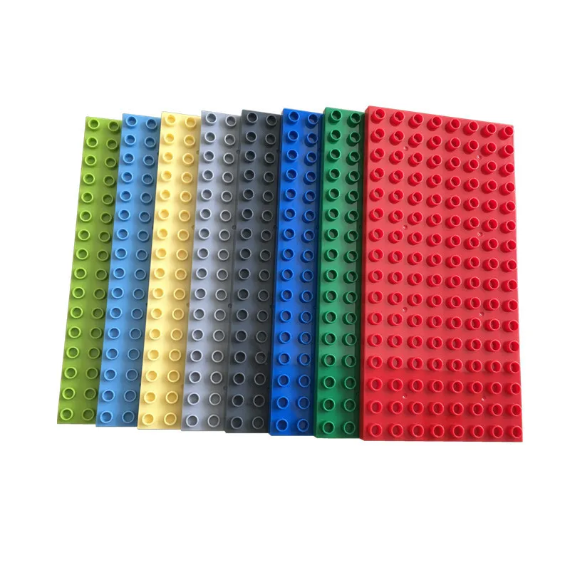 

Large Size Baseplate Big Base Plate 128 Dots Exlarge Brick Solid Plate Toys Compatible with Big Figures Toy For Children gift