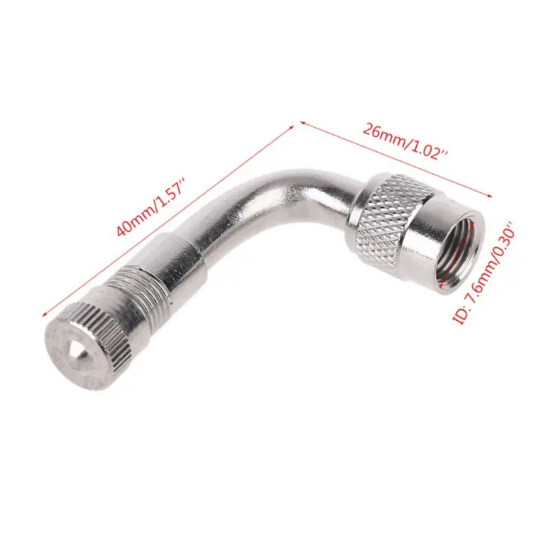 

90 -Valve Extenders Tire Stem Extension Angle Universal Wheel Adapter for Car Motorcycle Bike Truck RV