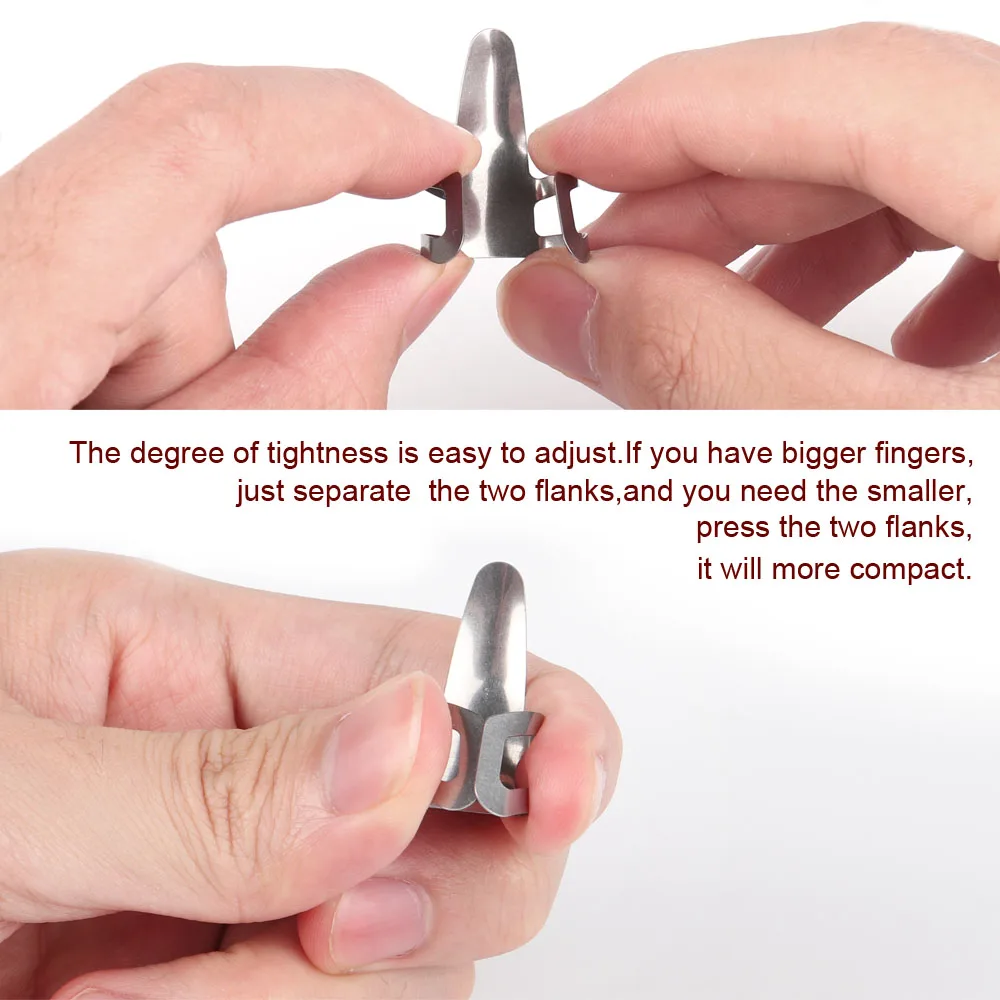 6 шт. пальчиковые палочки из серебристой нержавеющей стали металлические плащи