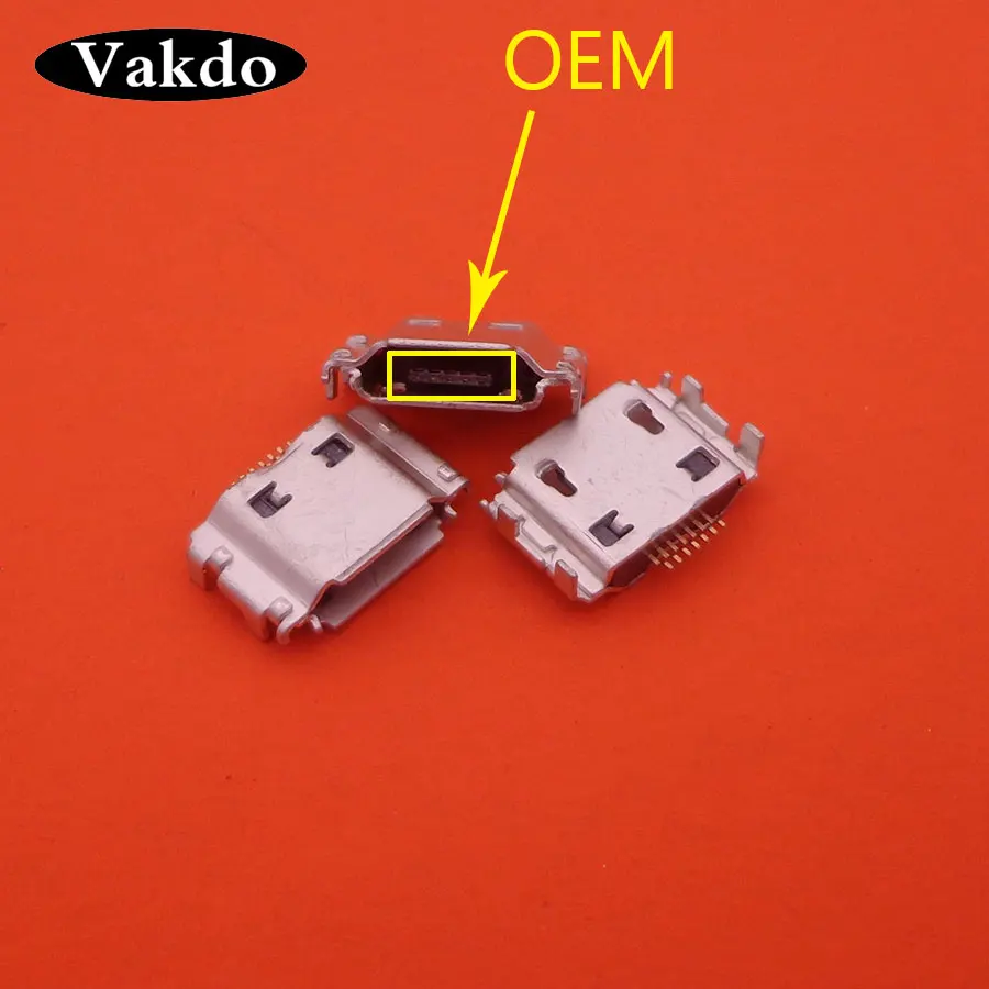 30 шт./лот микро 7-контактный разъем mini USB Разъем Запасные части для samsung S5830 S8300 S8000