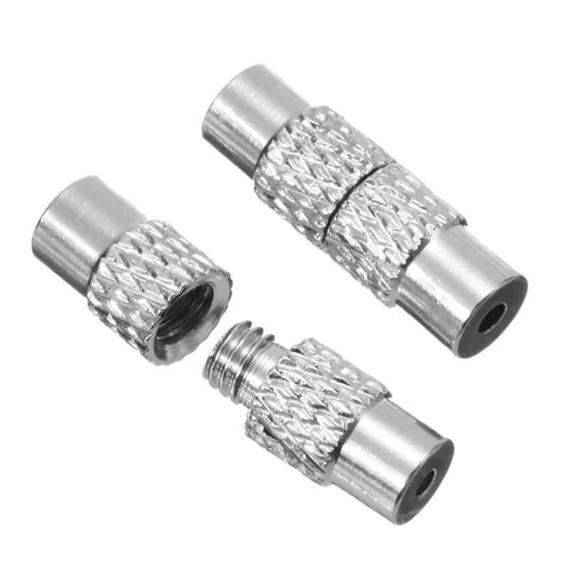 20 шт./компл. браслет ожерелье латунная колонна винтовые застежки цилиндр