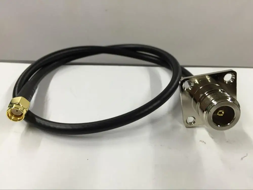 

2 m N female head (fixed with flange screw) to SMA internal thread 50-3d pure copper wire
