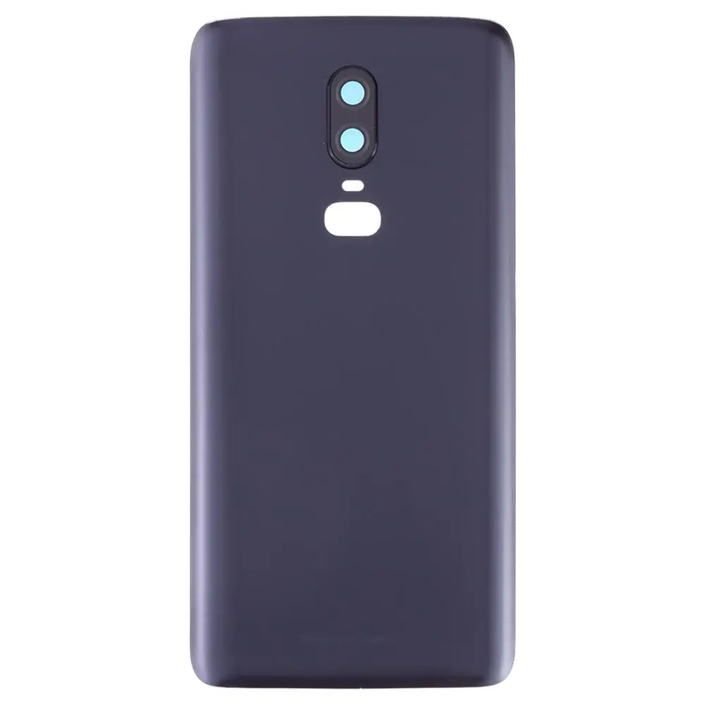 

Задняя крышка аккумулятора с объективом камеры для OnePlus 6, задняя крышка корпуса, задняя крышка