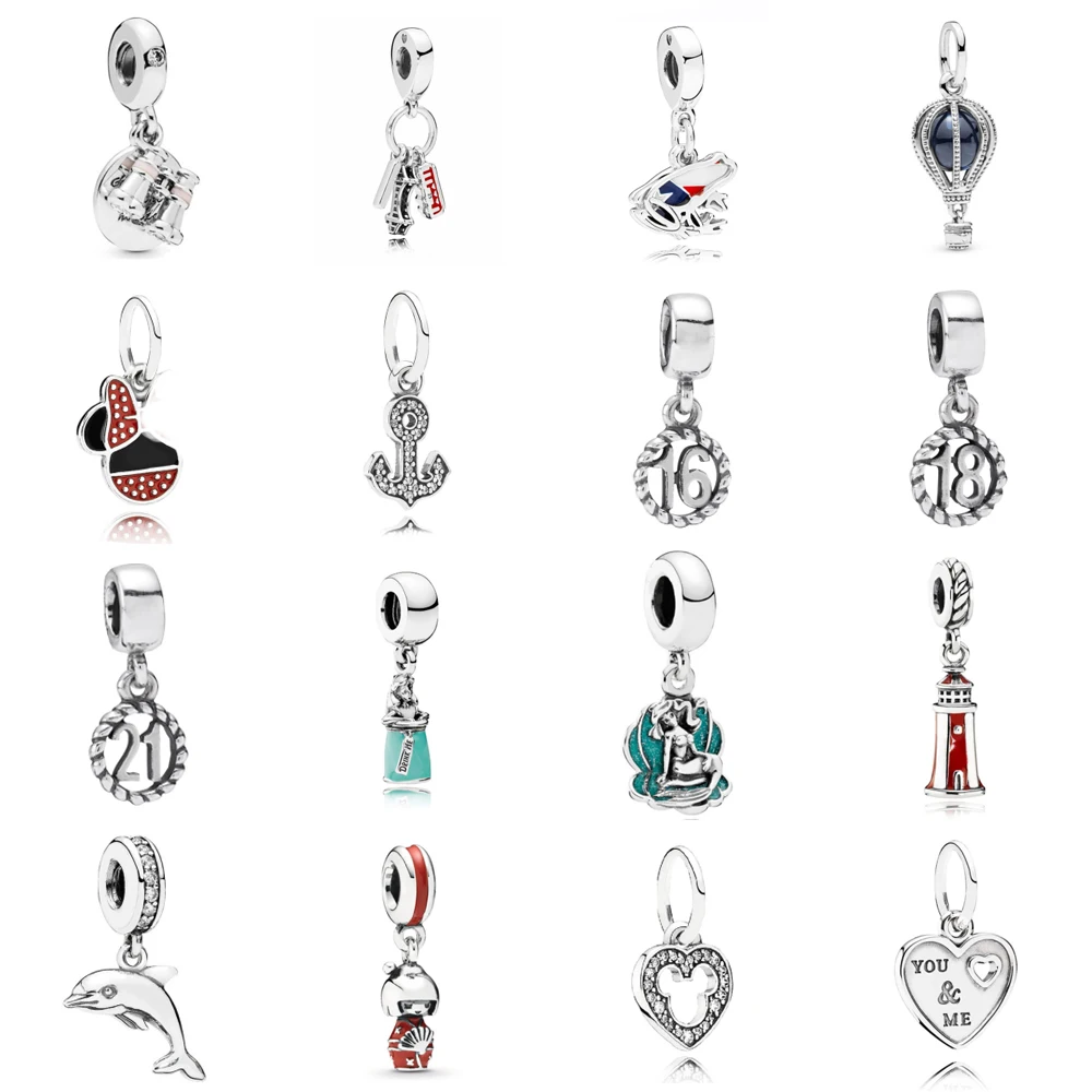 

Новинка 2021, 100% дюйма, искусственный серебряный ключ, дельфин, оригинальный браслет