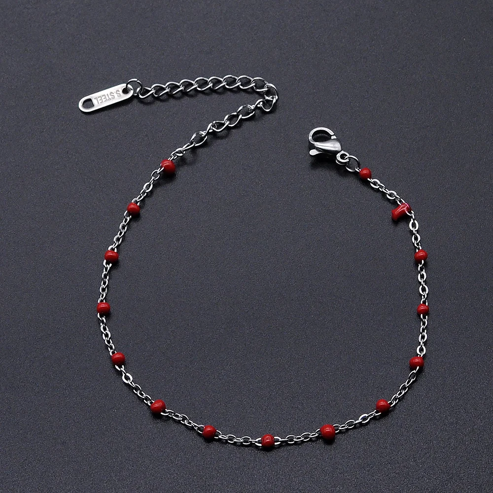 5 шт./лот из нержавеющей стали эмалированные шарики браслеты оптом изготовление браслетов шармы принимаем OEM заказ изготовление ювелирных изделий шармы