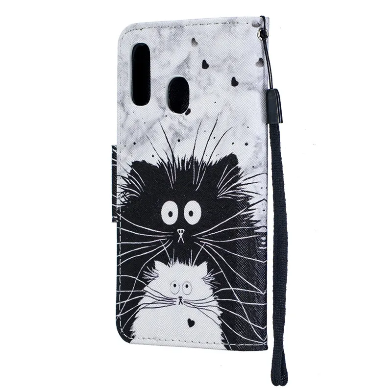 Кожаный чехол для Samsung Galaxy A40 A50 A20 A30 A10 A70 A20E A80 A60 чехол-бумажник чехлы | Мобильные