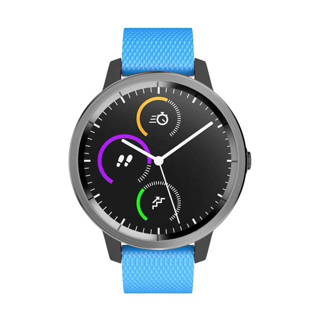 Маленький силиконовый ремешок на запястье для Garmin Vivoactive 3, браслет, Смарт-часы, ремешок для мужчин, Т-образный ремешок для женщин и мужчин, спортивный ремешок для часов, 19Aug