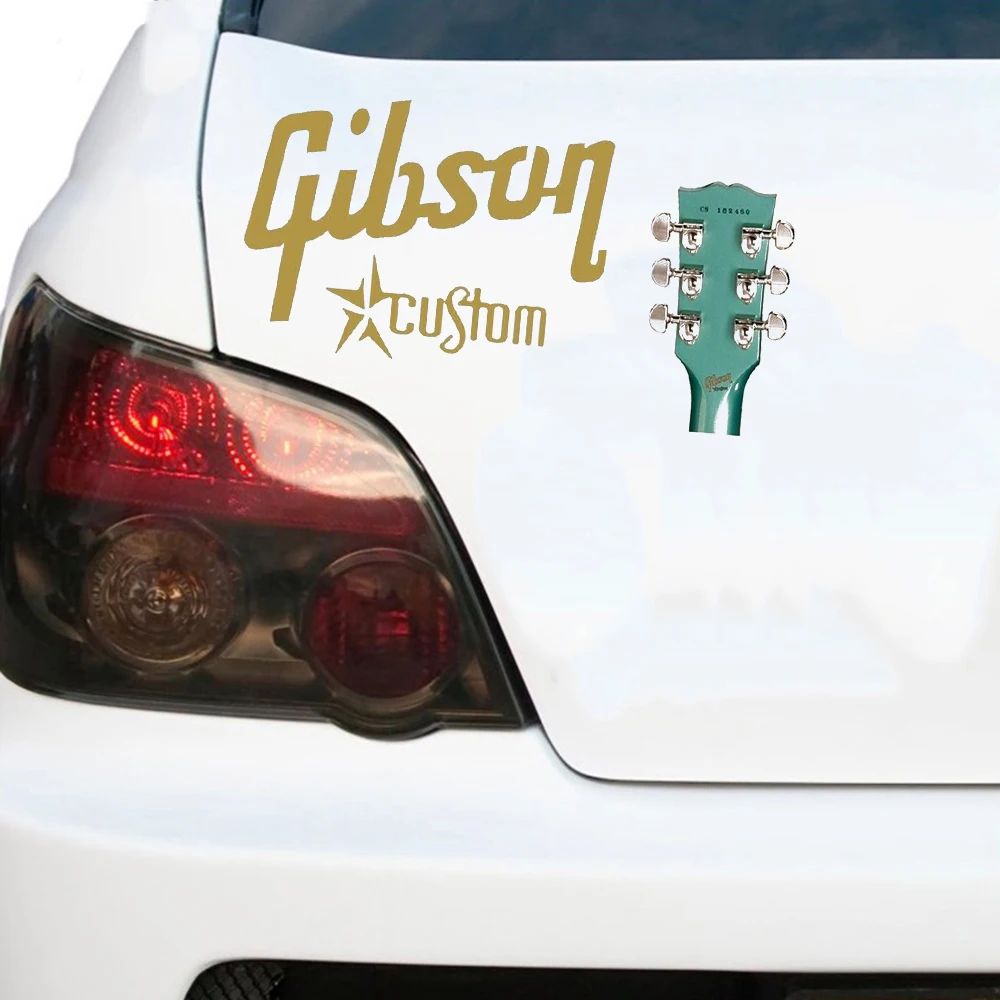 Gibson-пользовательские наклейки для гитары специальные головы раздвижные логотип.