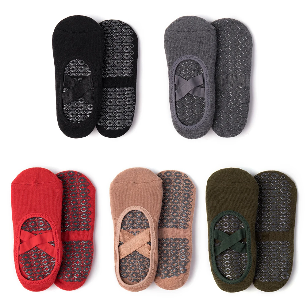 

Женские нескользящие носки для йоги, силиконовые Нескользящие носки с открытой спиной, носки для балета, танцев, тренажерного зала, фитнеса,...