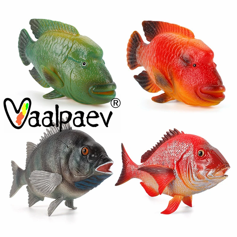 

Красный рифовых и морских окуней рок гигантский Тамарин морским обитателям, море океан Животные Рыбалка моделирование фигурку Модель Колл...