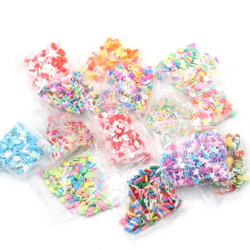 5 г/пакет полые ломтики дополнение Чарующее ювелирное пушистый Slime Сделай Сам