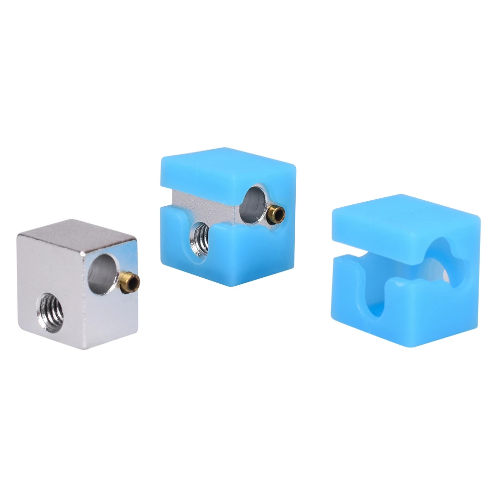 Силиконовый блок нагрева V5 алюминиевый для 3D принтера J Head Anycubic Original I3 Mega Hotend