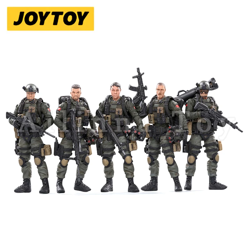

Экшн-фигурка JOYTOY 1/18 3,75 дюйма (5 шт./компл.), армейская аниме-сборная игрушка из пла-пластика с защитой от теста, бесплатная доставка