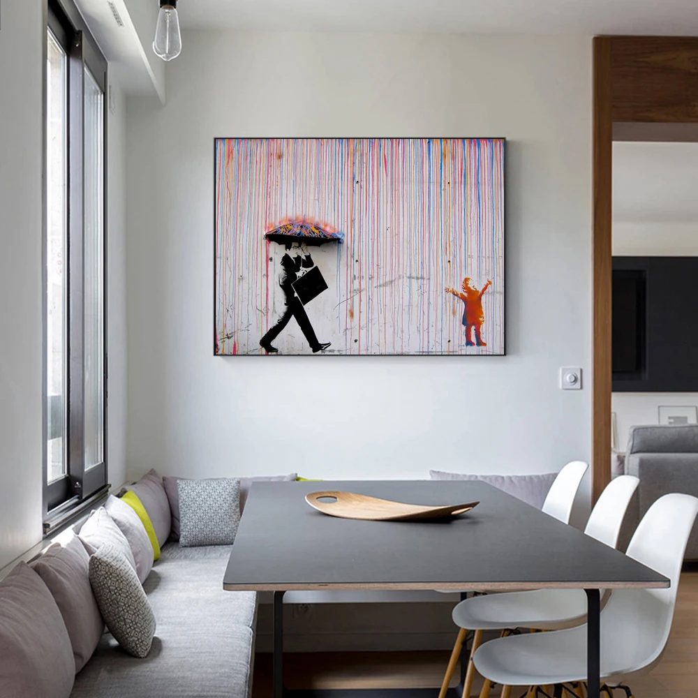 Современное уличное настенное искусство холст принты Life Is Short Wall Graffiti фотография