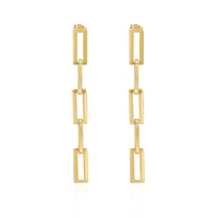 high quality stainless steel metal texture dangle earrings for women square geometric earrings bijoux femme earrings trend 2021