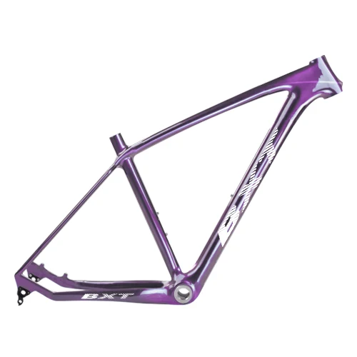 chameleon purple BXT углеродная mtb велосипедная Рама из углеродного сплава рама дисковый тормоз bicicletas горный велосипед 29 велосипедов mtb углеродная рама 29er через ось 142*12 мм - Цвет: chameleon purple