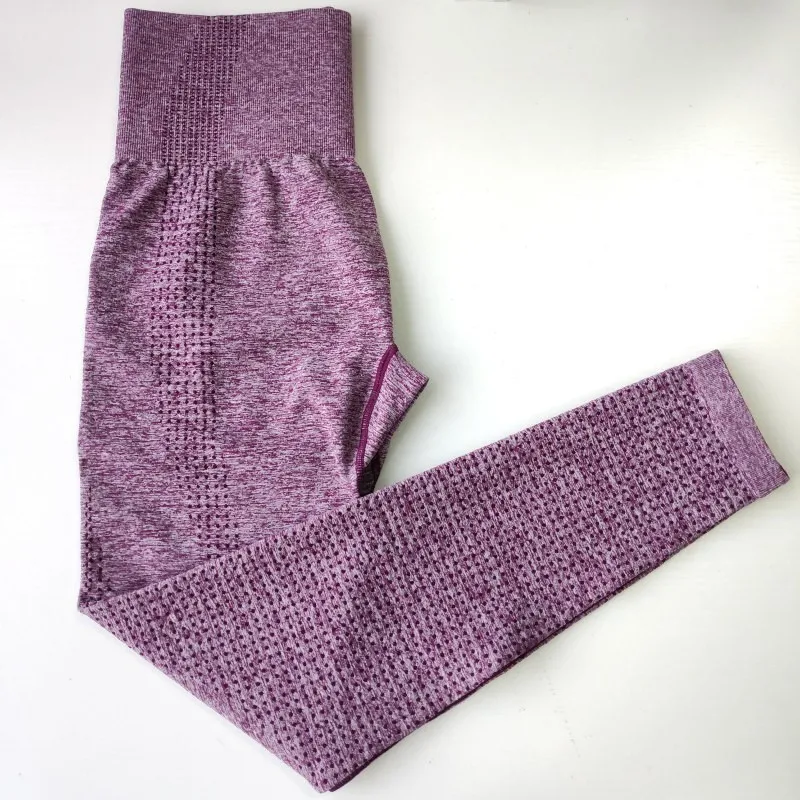 Dark Purple Nepoagym обновленные женские бесшовные леггинсы с высокой талией, женские штаны для йоги, спортивные женские компрессионные штаны для фитнеса - Цвет: Dark Purple