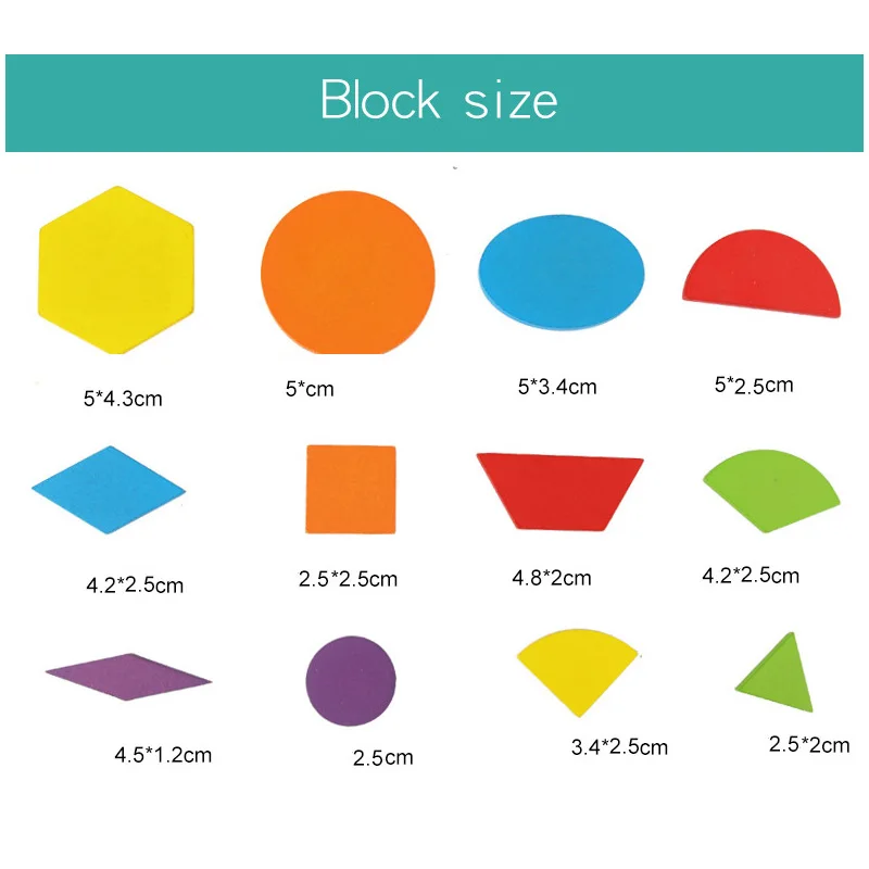 

180pcs puzzle Children multifunctional creative jigsaw 12 shapes puzzle toy baby early education intelligence wooden toy jigsaw