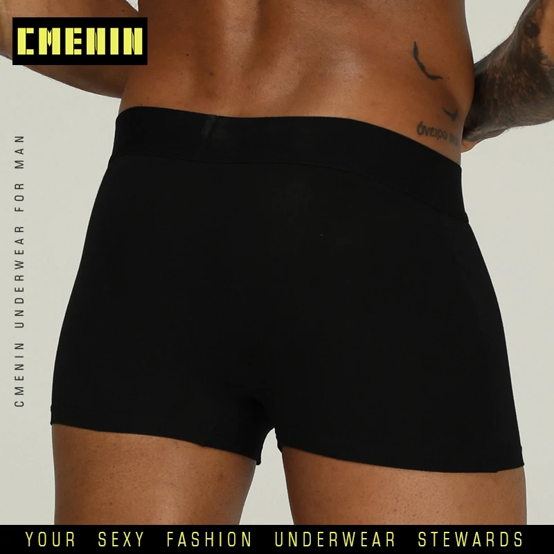CMENIN сексуальное мужское нижнее белье боксеры Cueca хлопковые мягкие мужские трусы