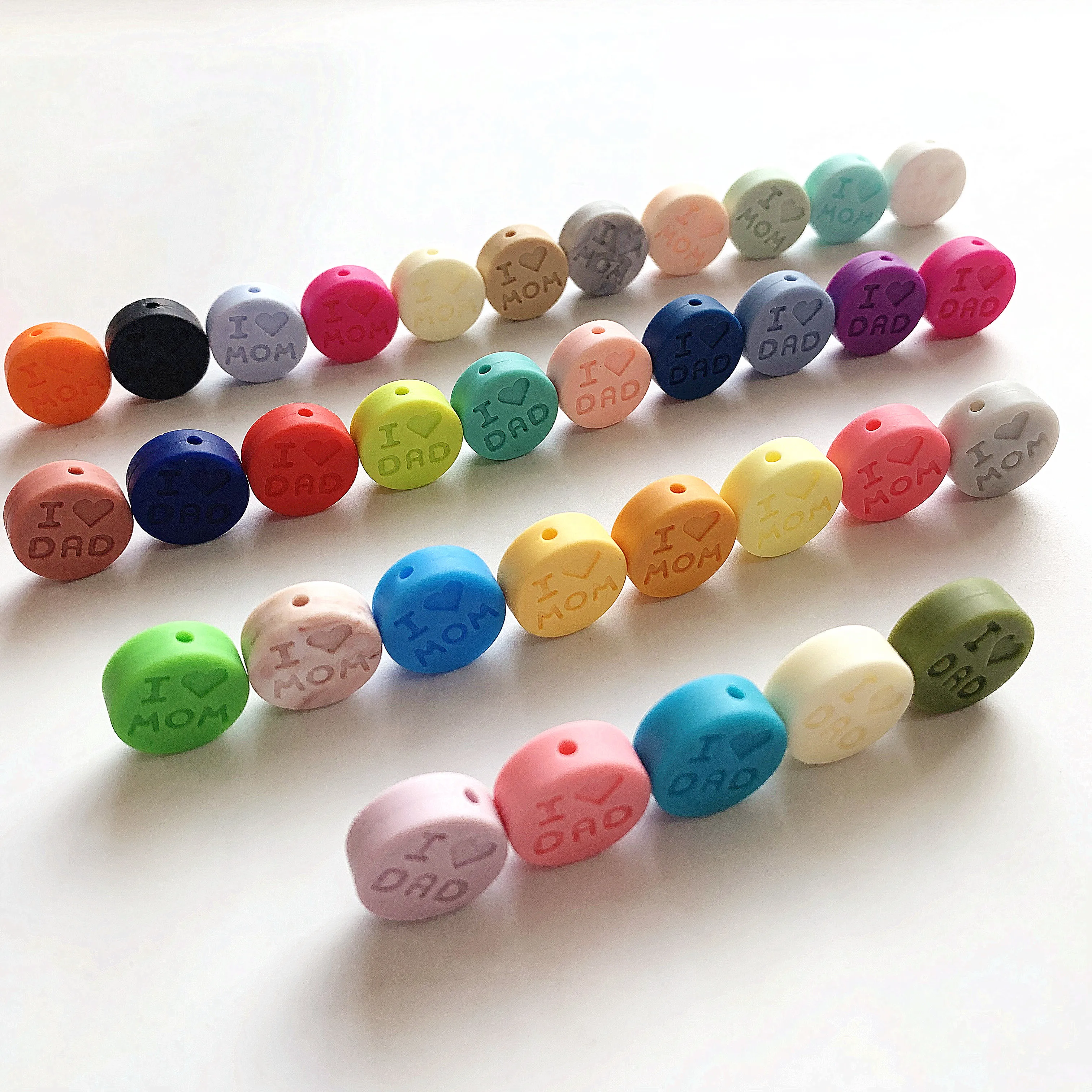 10 шт. силиконовые бусины для прорезывания зубов детей | Мать и ребенок