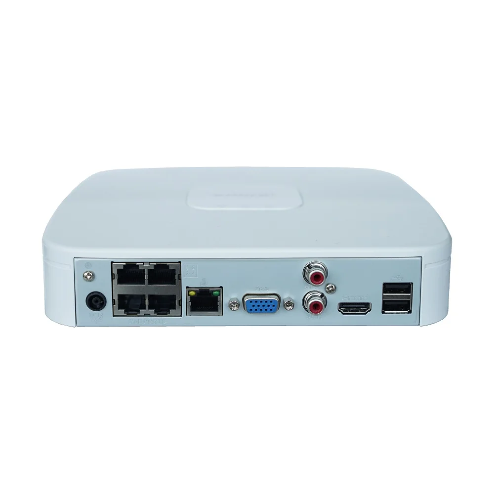 Сетевой видеорегистратор Dahua 4K H.265 с питанием по Ethernet для IP камеры сетевой