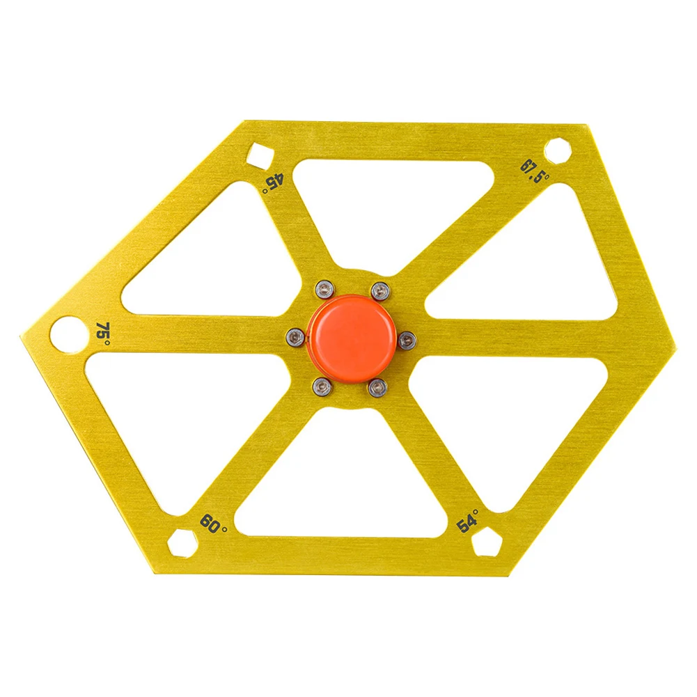 Деревообрабатывающий угловой измерительный прибор шестигранник Алюминий