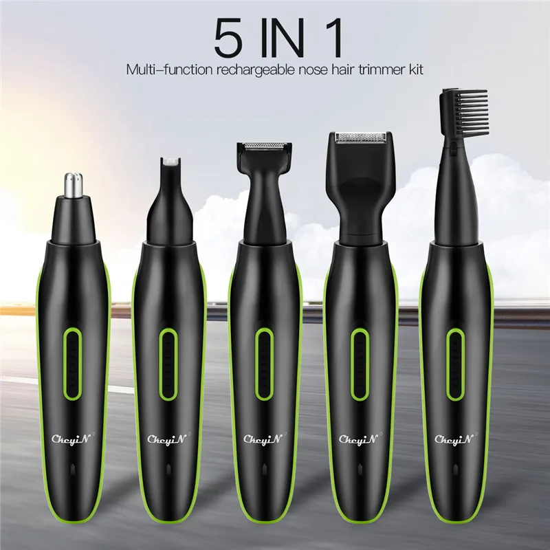 

5 in 1 Nose Ear Hair Trimmer For Men Clipper Ear Face Eyebrow Nose Hair Removal Trimer Eyebrow Shaver Haircut Groomer Device