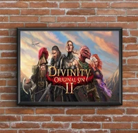 divinity original sin ii video game canvas poster home wall painting decoration no frame