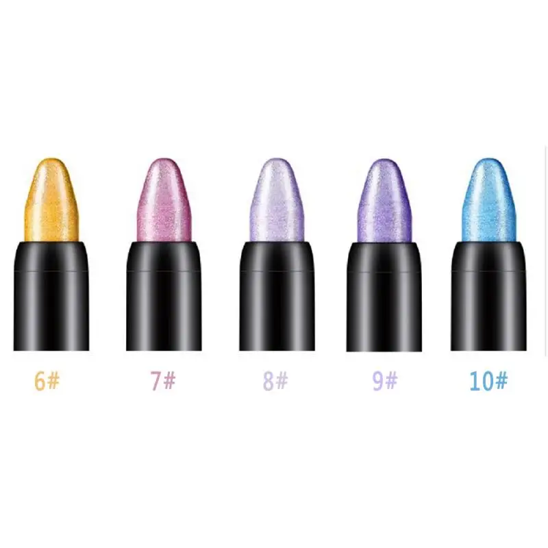 15 цветов Перламутровые световой тени для век в виде карандаша жемчуг лежа против