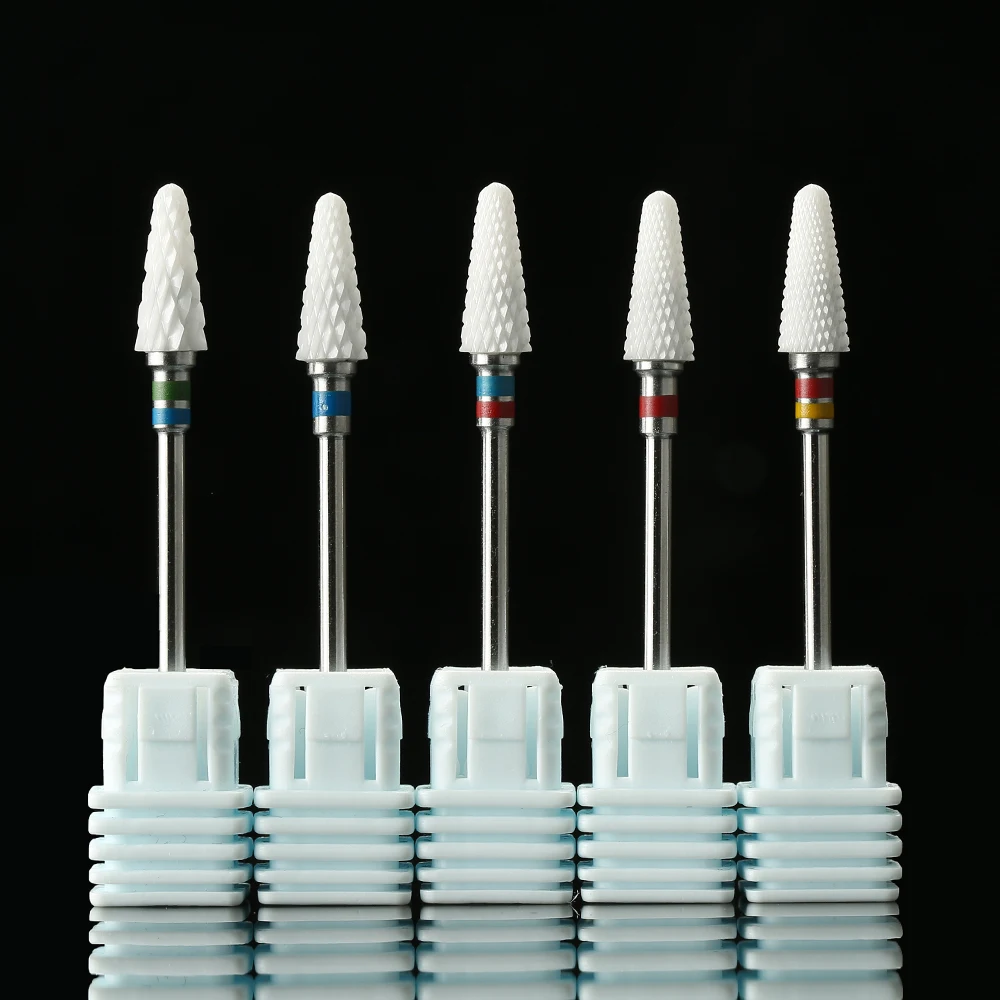 Керамическая Алмазная фреза для ногтей роторные сверла маникюра кутикулы