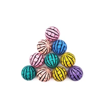 colorful watermelon funny toy ball 30mm hi bouncing rubber bouncy ball elastic rubber ball