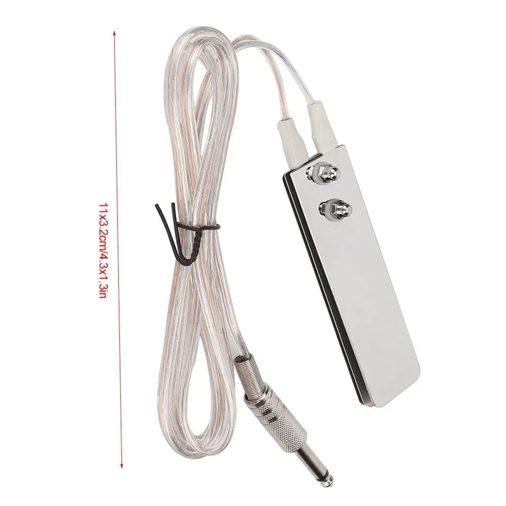 2 цвета плоская татуировка из нержавеющей стали ножная педаль переключатель