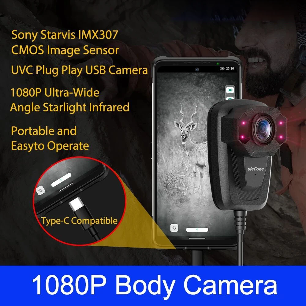 Ceny Oryginalne Ulefone 1080P Ultra-szeroki Kąt Kamery Starlight Na Podczerwień UVC Kamera Noktowizyjna Na Zbroję 9,10,11 Smartfon Wtyczka Typu Plug Play Cena Oryginalne Ulefone 1080P Ultra-szeroki Kąt Kamery Starlight Na Podczerwień UVC Kamera Noktowizyjna Na Zbroję 9,10,11 Smartfon Wtyczka Typu Plug Play