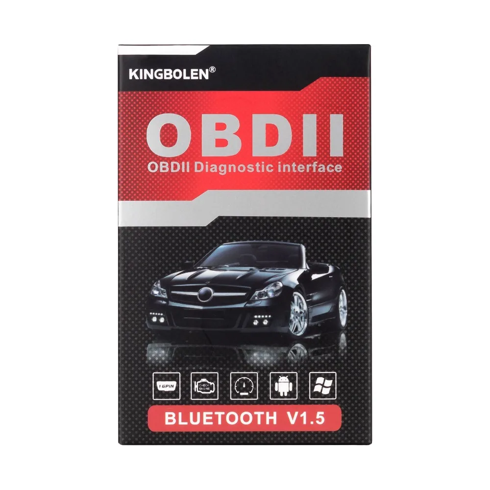 OBD2 ELM327 V1.5 Bluetooth/WI-FI автомобильный диагностический инструмент ELM 327 считыватель кода OBD чип PIC18F25K80 работы Android/IOS/окна автомобиля 12 V