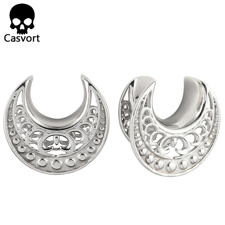 Casvort 2 шт. новое кольцо для пирсинга, растяжки, модные ювелирные изделия для пирсинга, серьги в подарок
