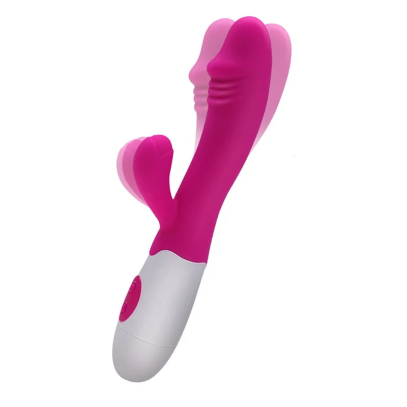 Вибратор Кролик с 30 скоростями вибрации USB зарядка двойной мотор вибратор для