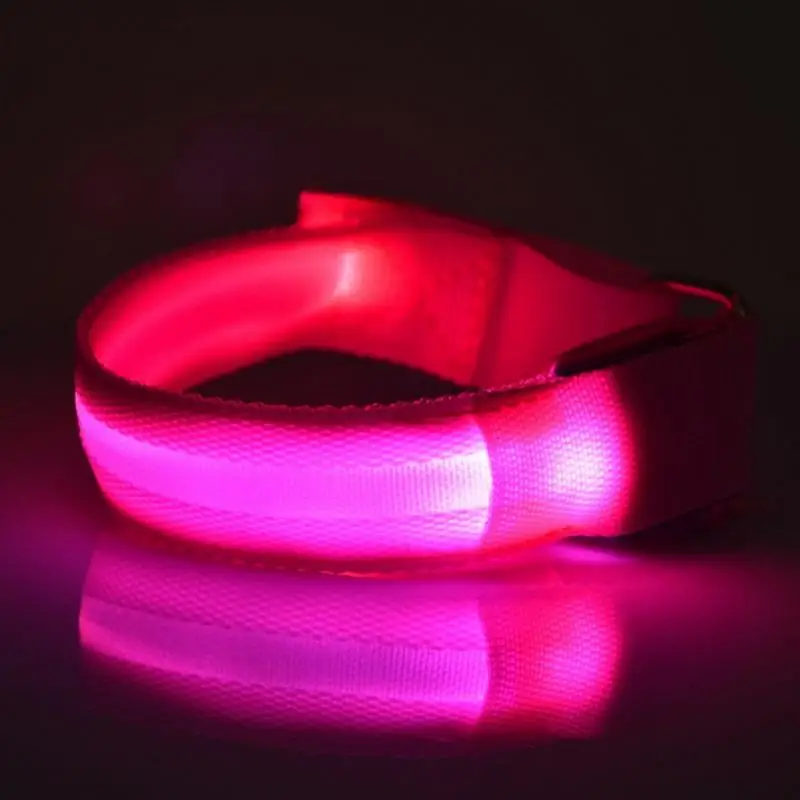 

2021 Outdoor LED Night Run Light Bracelet Safety Reflective Warning Light Armband Flashing Belt Outdoor Tools Dropshipping