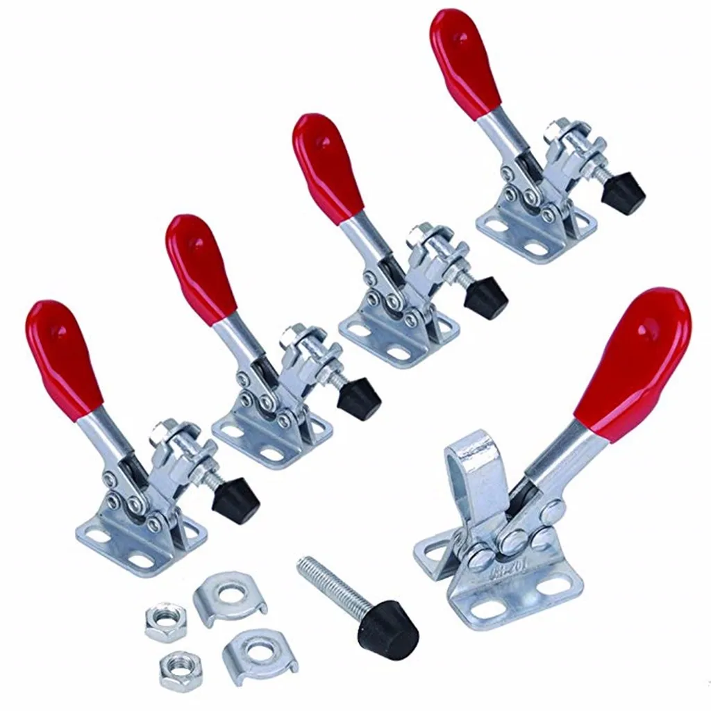 

5 Pack Hold Down Toggle Clamps Latch Antislip Horizontal Holding Capacity Antislip Quick Release Heavy Duty Toggle Clamp Tool