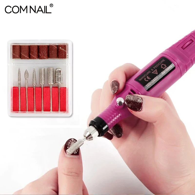 Электрическая мини дрель для ногтей 20000 ОБ/мин фрезерный станок маникюрный