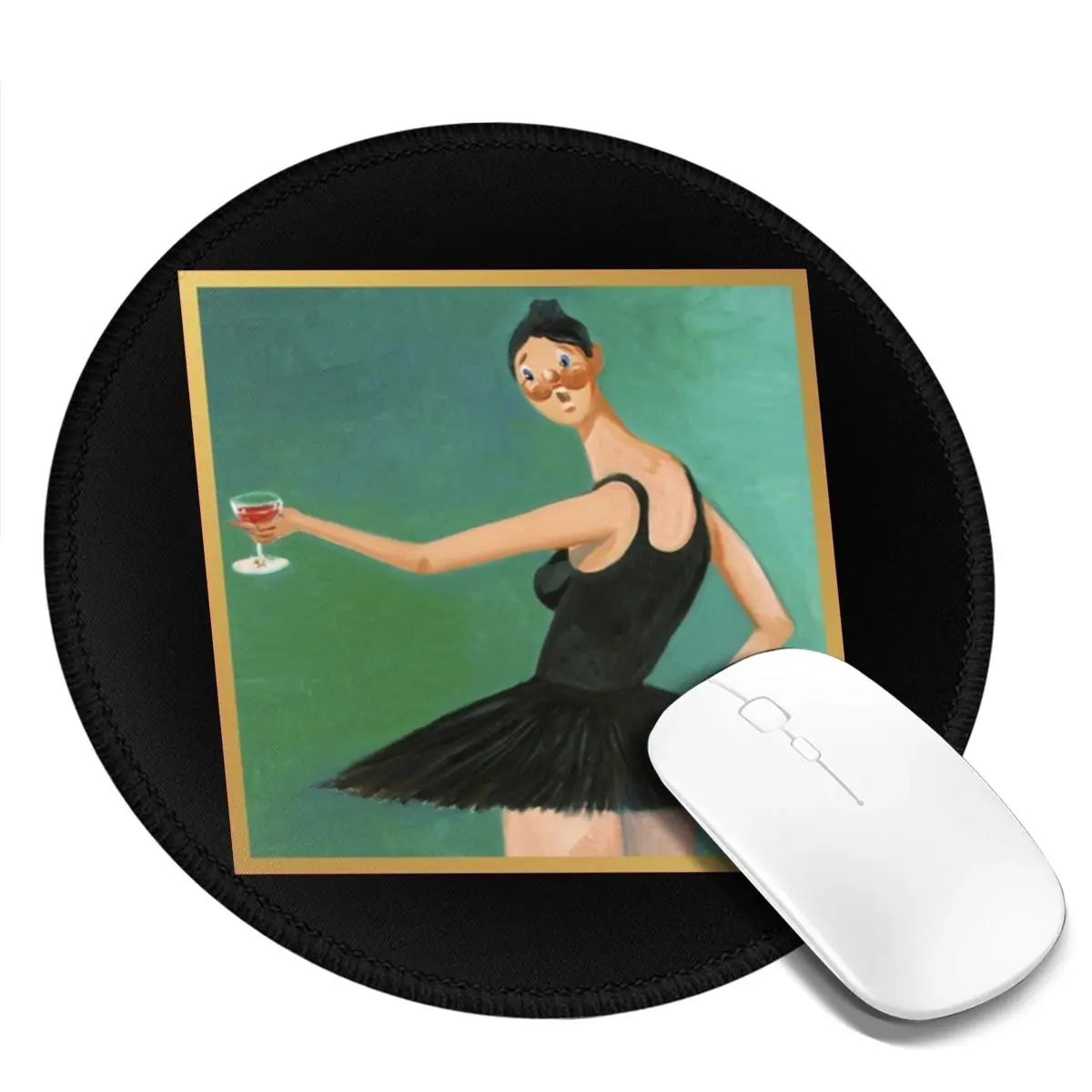 

Коврик для мыши Kanye West MBDTF Paris, Простой дешевый коврик для мыши, Противоскользящий резиновый коврик для мыши