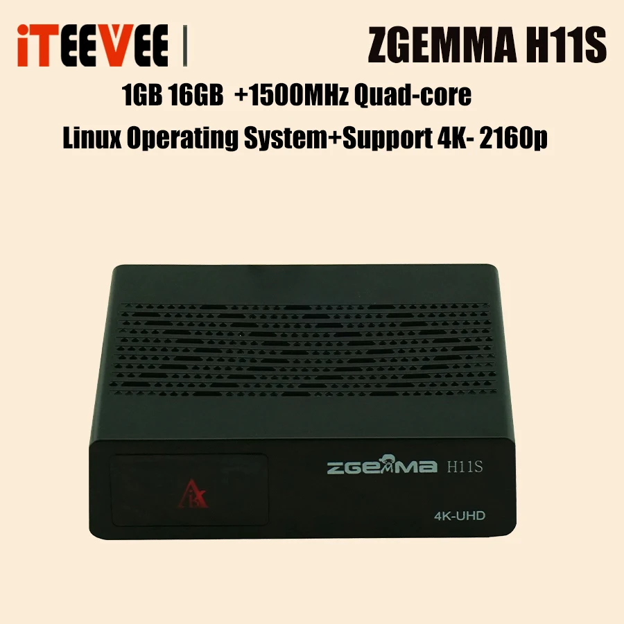 3 шт. Zgemma-Star ZGEMMA H11S DVB-S2X 4K UHD 2160P Поддержка спутниковый ТВ-приемник Система Linux H.264 и