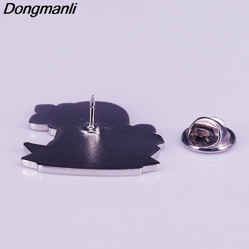 

DZ107 Anime No-Face man Flower Enamel Pins Brooches Women Fashion Lapel Backpack Bags Badge Jewelry